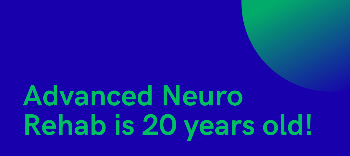 Advanced Neuro Rehab yra 20 metų!